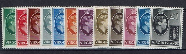 Image of Virgin Islands/British Virgin Islands SG 110/21 UMM British Commonwealth Stamp